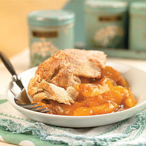 Organic Peach Cobbler